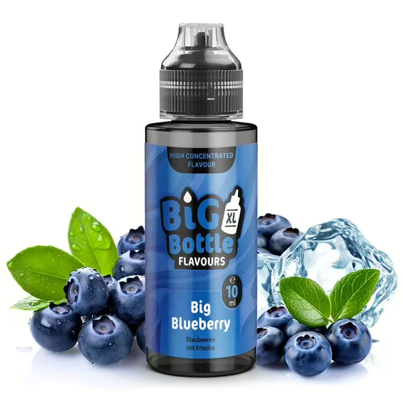 Big Bottle Flavours Longfill - Big Blueberry - 10ml Aroma in 120ml Flasche