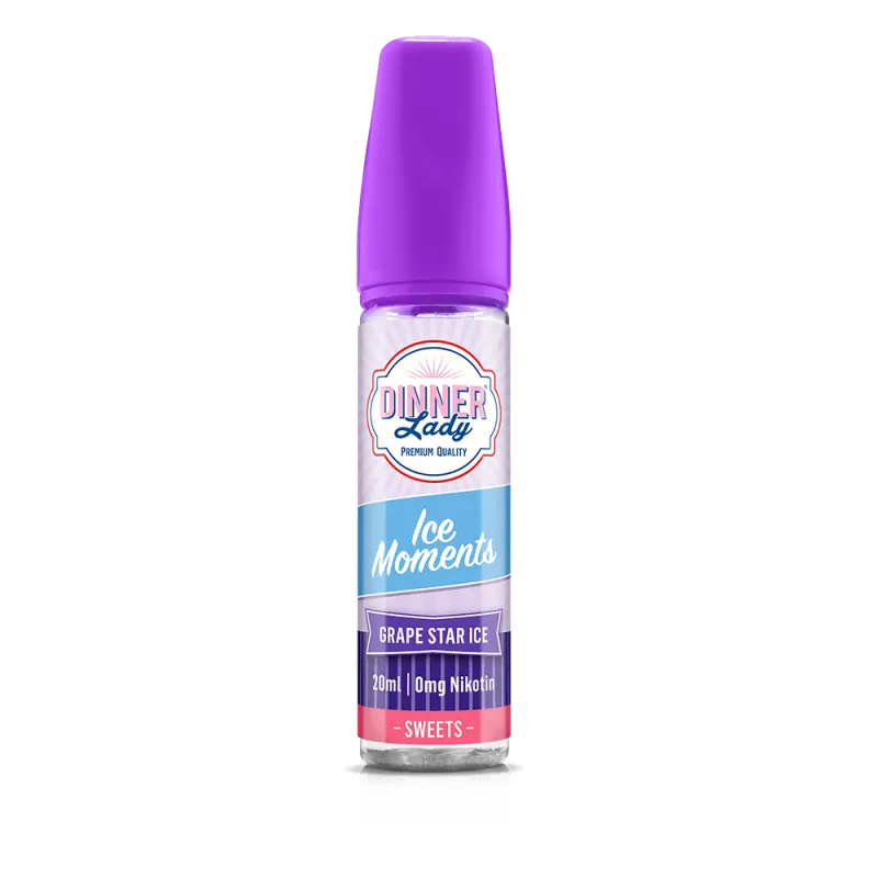 Dinner Lady Aroma Longfill - Grape Star ICE - 20ml in 60ml Flasche