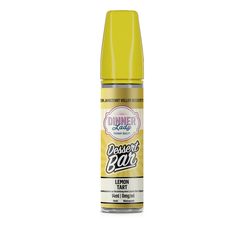 Dinner Lady Dessert Bar - Lemon Tart - Longfill Aroma 14ml in 60ml Flasche