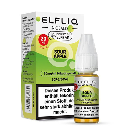 ELFLIQ Sour Apple 20mg/ml 10ml