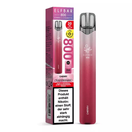 Elfbar 800 Einweg E-Zigarette -Cherry - 20mg