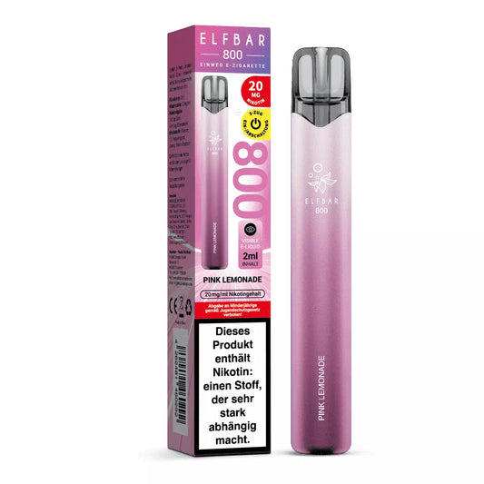 Elfbar 800 Einweg E-Zigarette -Pink Lemonade - 20mg