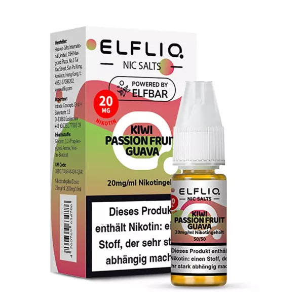 ELFLIQ Kiwi Passion Fruit Guava 20mg 10ml