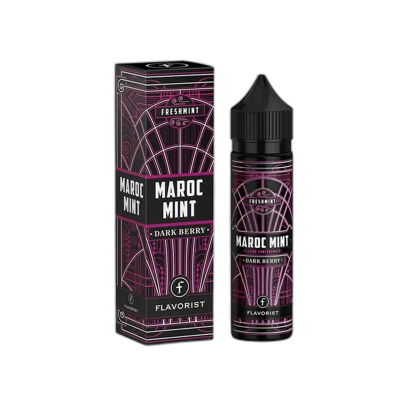 Flavorist Aroma Longfill - Maroc Mint Dark Berry - 10ml Aroma in 60ml Flasche