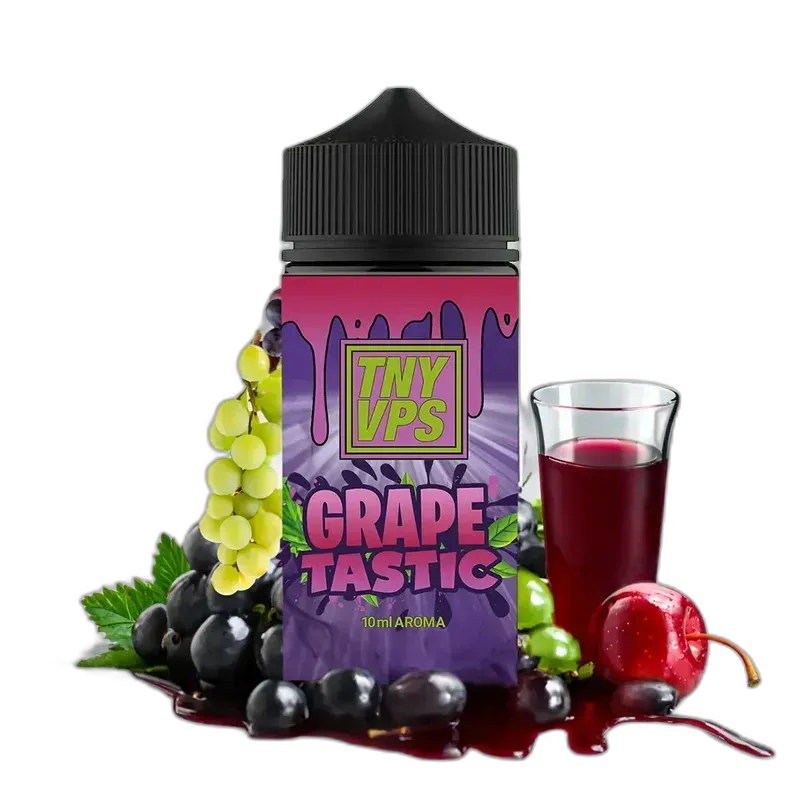 Tony Vapes Aroma Longfill - Grapetastic - 10ml in 100ml Flasche