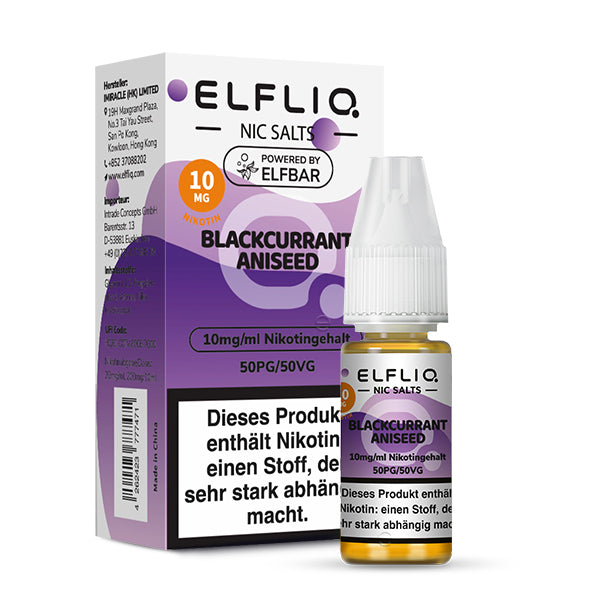 ELFLIQ Blackberry Aniseed 10ml