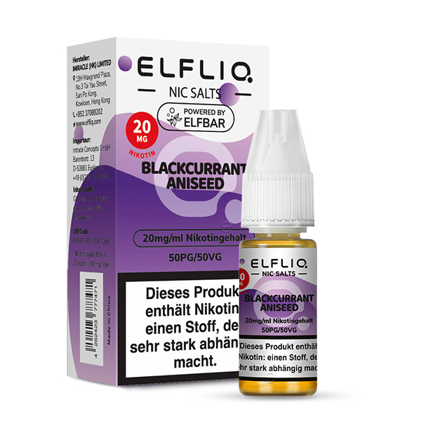 ELFLIQ Blackberry Aniseed 10ml