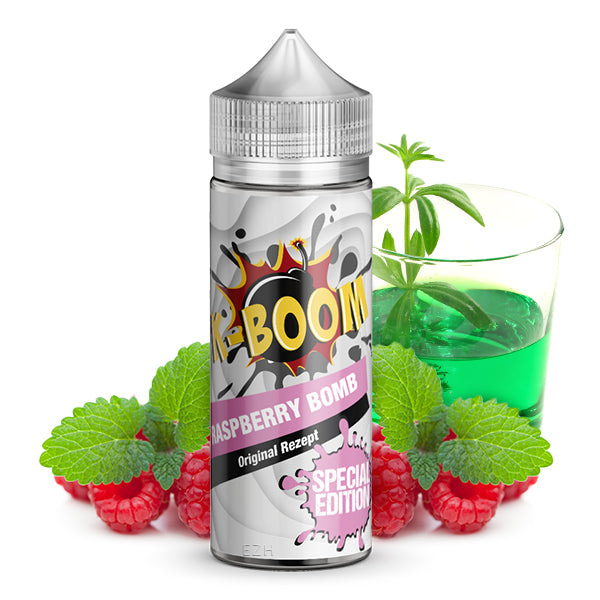 K-Boom Longfill - Raspberry Bomb - 10ml Aroma in 120ml Flasche