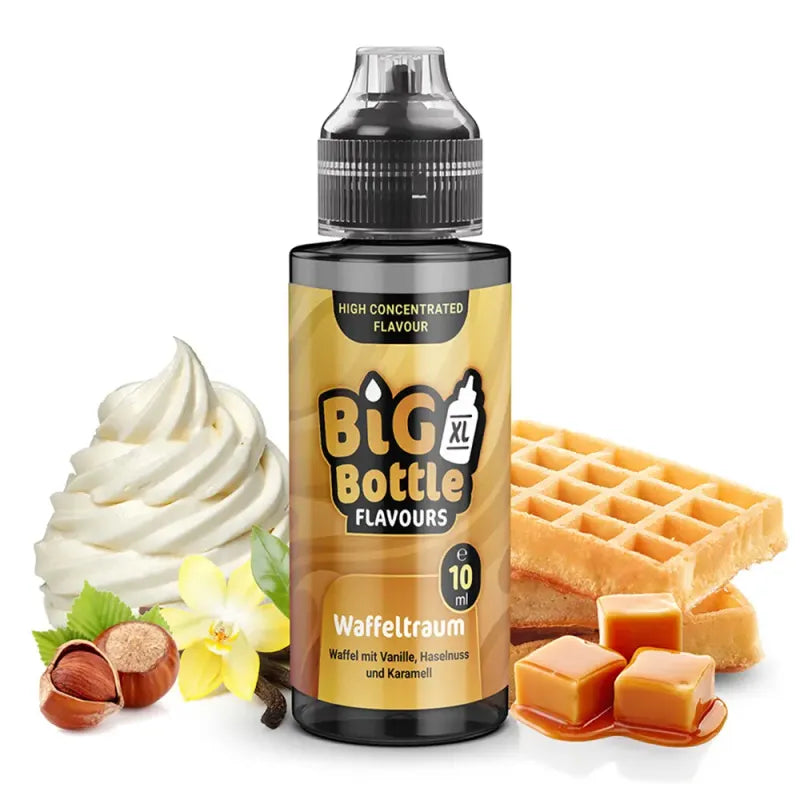 Big Bottle Flavours Longfill - Waffeltraum - 10ml Aroma in 120ml Flasche