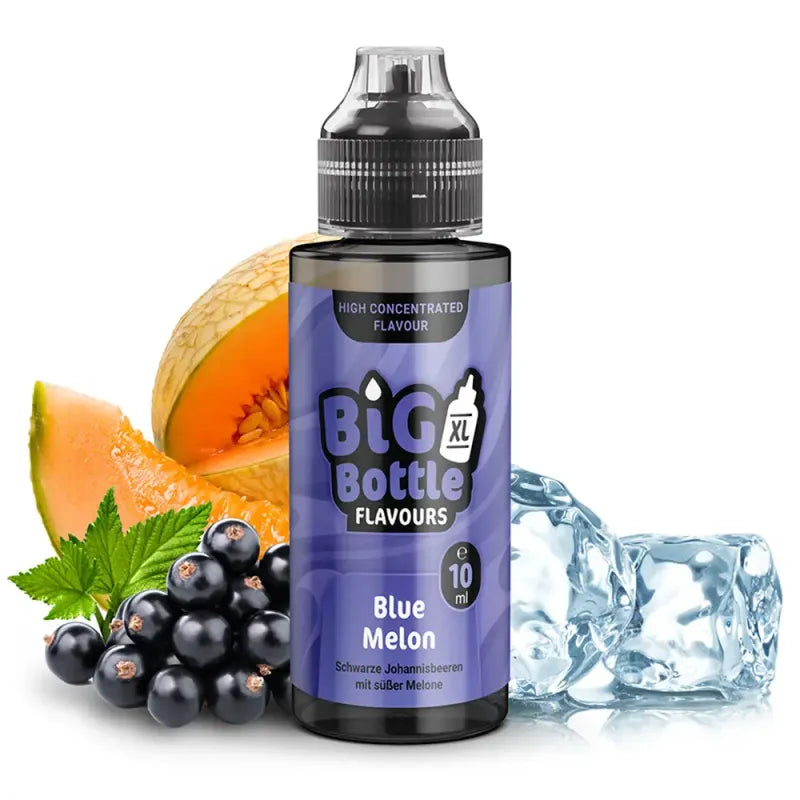 Big Bottle Flavours Longfill - Blue Melon - 10ml Aroma in 120ml Flasche