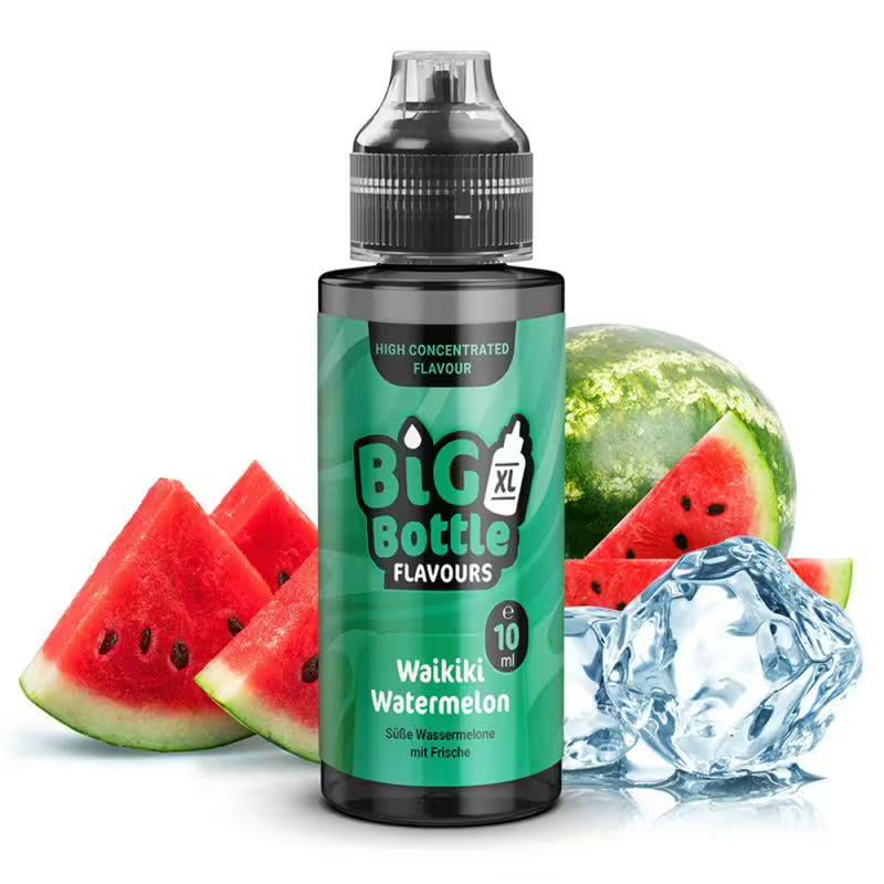 Big Bottle Flavours Longfill - Waikiki Watermelon - 10ml Aroma in 120ml Flasche