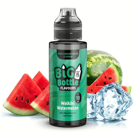 Big Bottle Flavours Longfill - Waikiki Watermelon - 10ml Aroma in 120ml Flasche