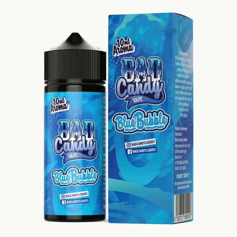 Bad Candy Longfill - Blue Bubbles - 10ml Aroma in 120ml Flasche
