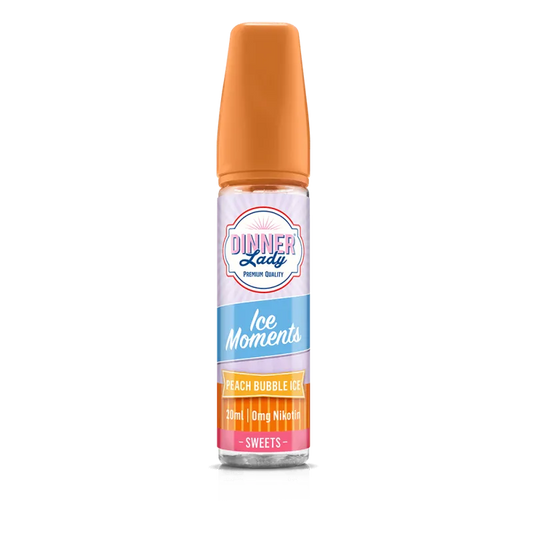 Dinner Lady Aroma Longfill - Peach Bubble ICE - 20ml in 60ml Flasche