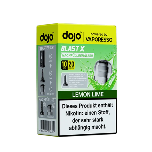 Vaporesso DOJO Blast X Einweg Pod Lemon Lime