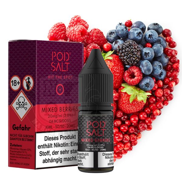 Pod Salt Mixed Berrys Ice 11mg 10ml