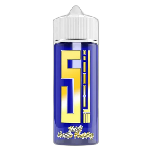 5EL Longfill - Tahiti Vanilla Pudding - 10ml Aroma in 120ml Flasche