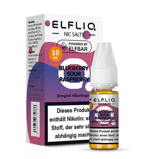 ELFLIQ Blueberry Sour Rasphberry 10mg 10ml