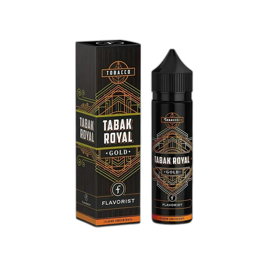 Flavorist Aroma Longfill - Tabak Royal Gold - 10ml Aroma in 60ml Flasche