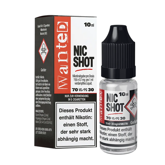Wanted Nikotin Shot 20mg/ml - 50/50