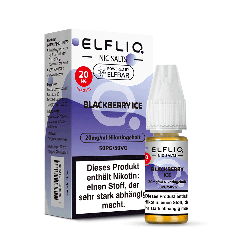 ELFLIQ Blackberry Ice 10ml