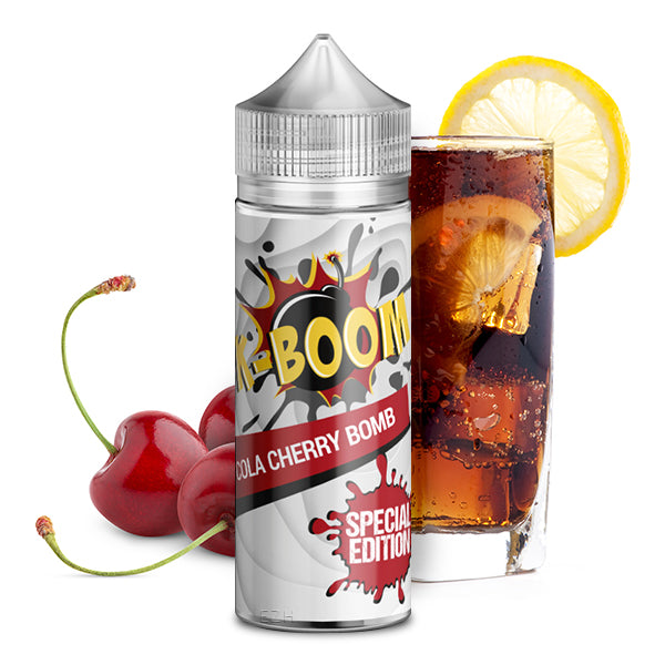 K-Boom Longfill - Cola Cherry Bomb - 10ml Aroma in 120ml Flasche