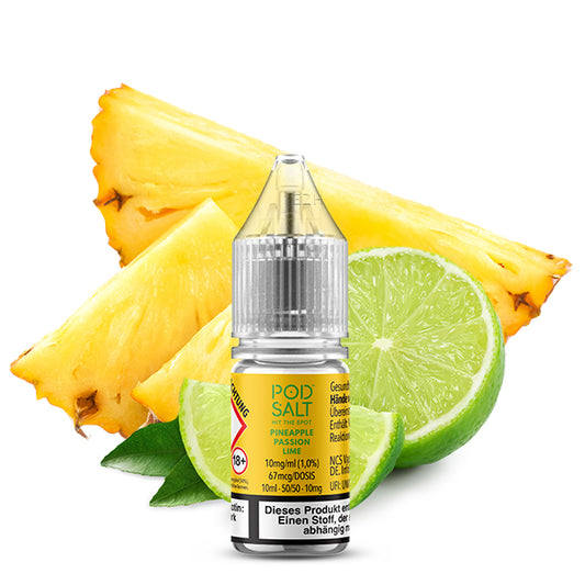 Pod Salt X Pineapple Passion Lime 10mg 10ml
