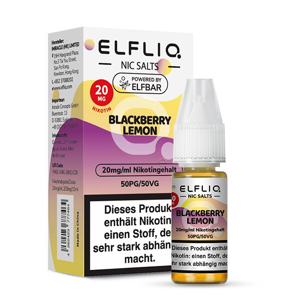 ELFLIQ Blackberry Lemon 10ml